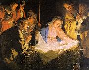Gerrit van Honthorst Adoration of the Shepherds USA oil painting reproduction